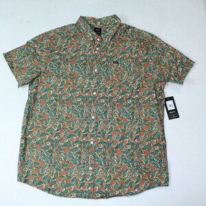 RVCA Multicolor Paisley Casual Button Down Shirt